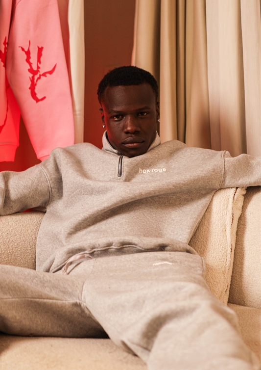 Quarter zipper (Grey)