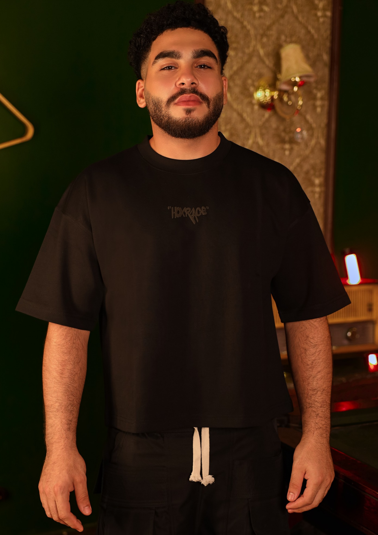 Essential Night Black | Box-Fit T-Shirt